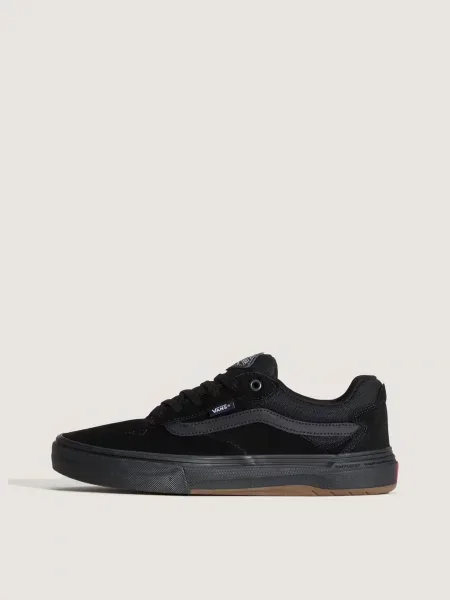 Кожаные кеды Vans черные