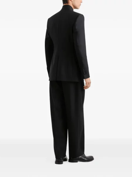Cămașă Dolce & Gabbana din poplin negru