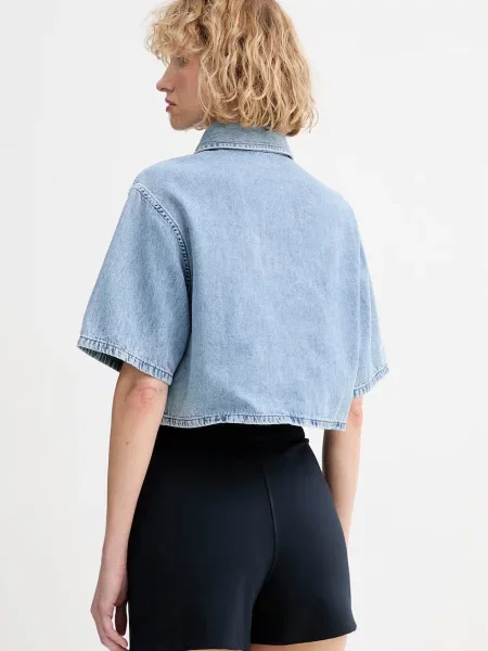 Kurtka jeansowa Calvin Klein Jeans niebieska