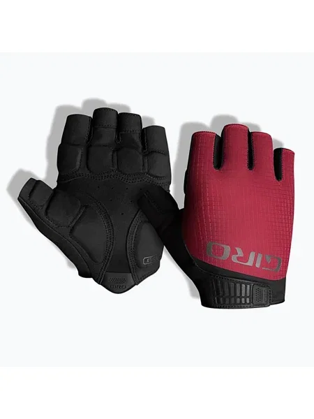 Mănuși de ciclism pentru bărbați Giro Bravo Gel II ox red roșu