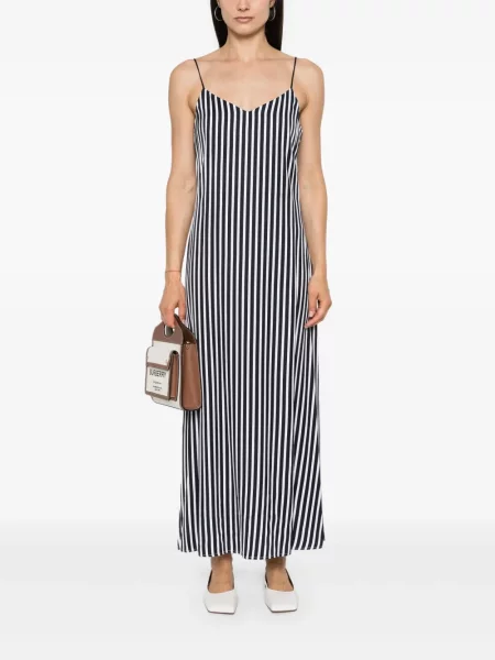 Kostiumas maksi maxi suknele Tommy Hilfiger be rankovių mėlyna