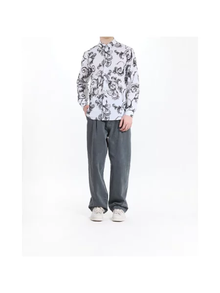 Koszula dżinsowa Versace Jeans Couture z nadrukiem
