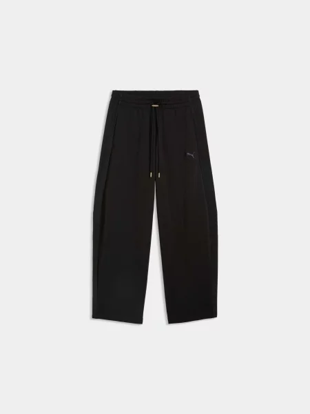 Спортивні штани PUMA Her Barrel Leg Pants комбінований верх чорний