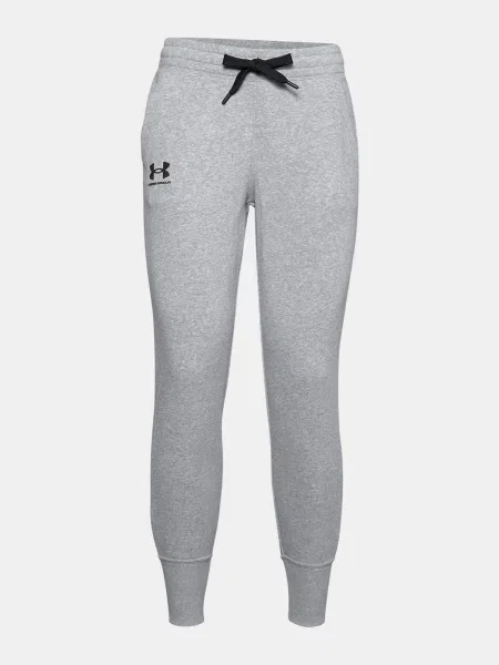 Hlače Under Armour iz flisa siva