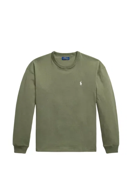 Polo Polo Ralph Lauren με αυτόγραφο με κορδόνι από ζέρσεϋ πράσινο
