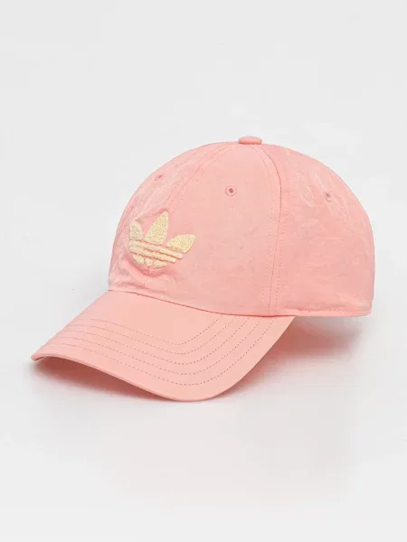 Шапка с козирка adidas Originals с апликация розово