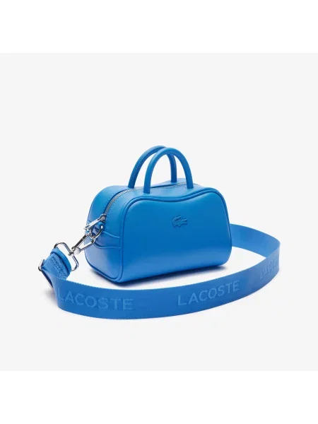Lacoste сумка через плече Mini Lora шкіряна блакитна
