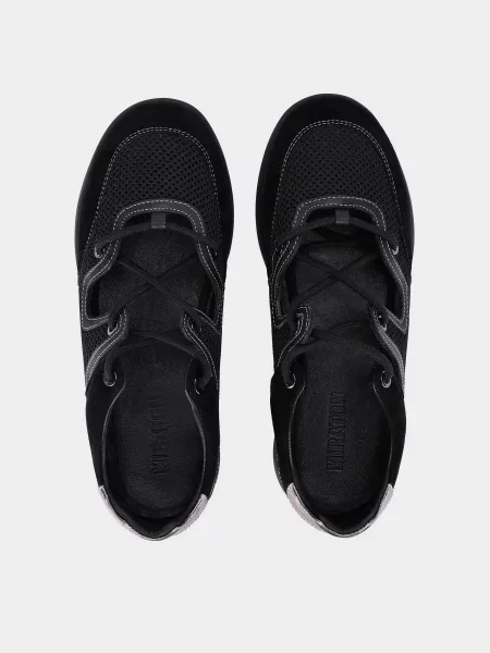 Велюровые кроссовки Miraton черные