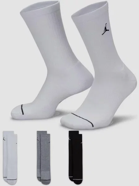 Jordan  Everyday Crew Socks Набір шкарпеток Унісекс Мультиколор Нейлон/бавовна
