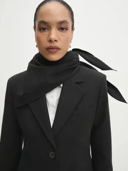 Піджак Answear.LAB однобортний однотонний чорний