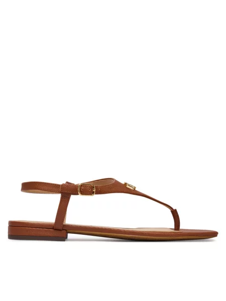 Sandały LAUREN RALPH LAUREN brązowe