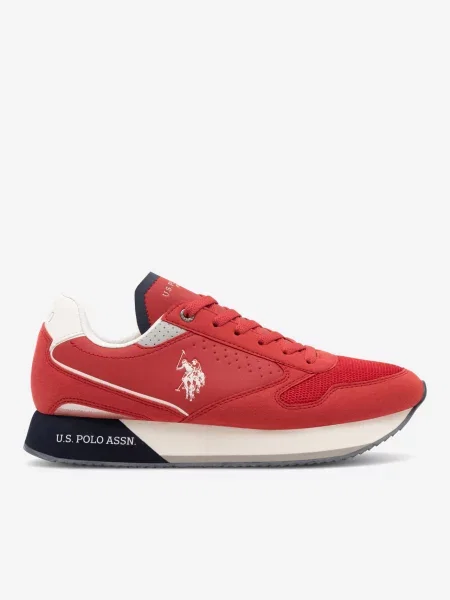 Sneakersy U.s Polo Assn. czerwone