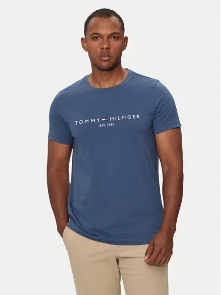 Tommy Hilfiger Tricou Logo albastru