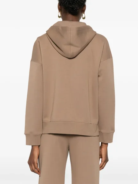 Суичър с качулка 's Max Mara кафяво