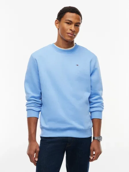 Tommy Jeans Mikina svetlomodrá