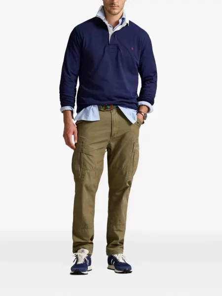 Gulerat șosete Polo Ralph Lauren de lână cu dungi negru