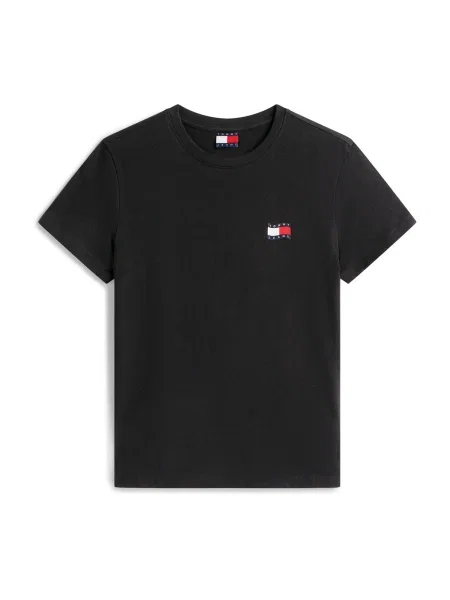 Tommy Jeans Tricou roșu alb negru