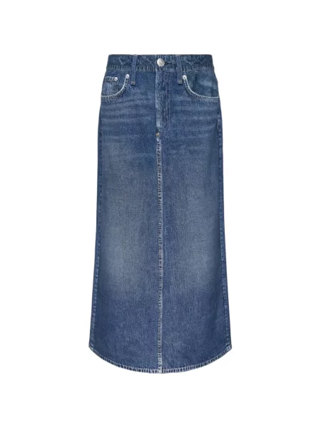 Fustă midi Rag & Bone albastru