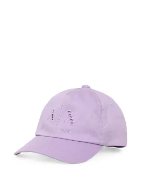Șapcă Armani Exchange cu broderie violet