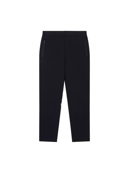 Spodnie materiałowe o kroju regular fit z z tyłu model ‘PANTALONI’ Armani Exchange czarne