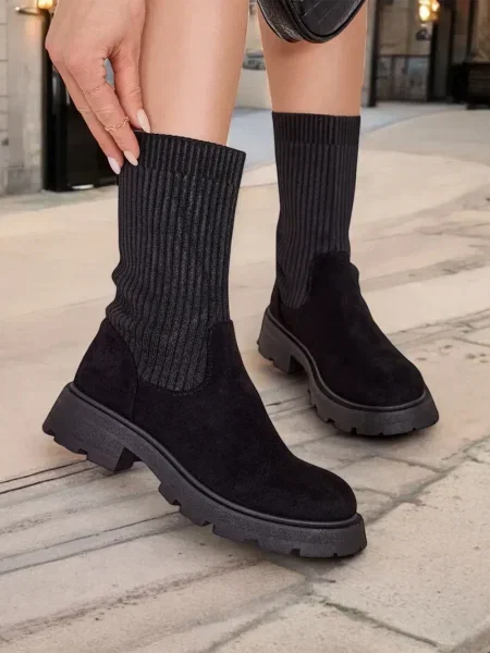 Botine Resti slip-on negru