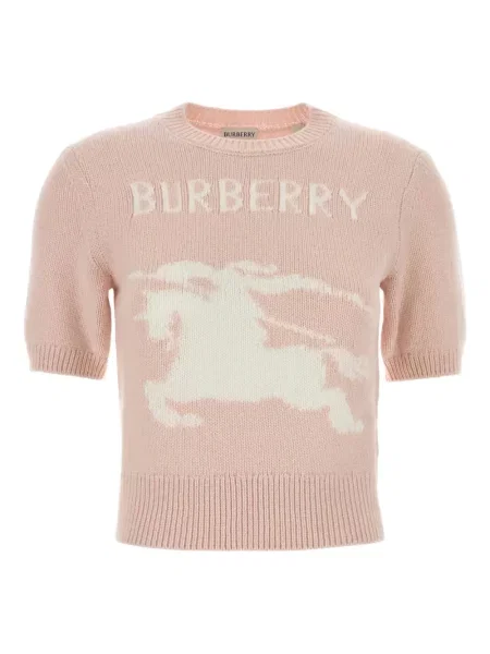 Pulover Burberry scurt roz