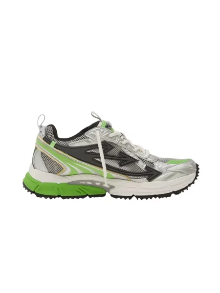 Sneakers Off-White Be Right Back Sneakers Grey/ Neon Green EUR 43 białe