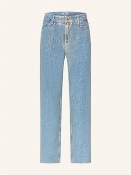 Only Jeansy Wide Leg blau niebieskie