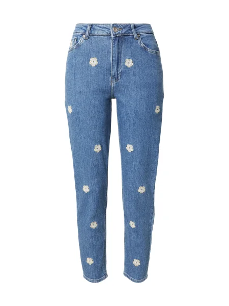 ONLY Jeans ONLINC albastru denim / galben deschis alb