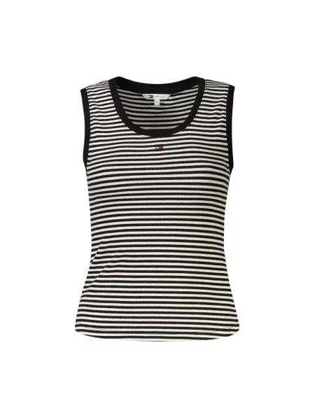 Top Tommy Hilfiger na ramiączkach czarny