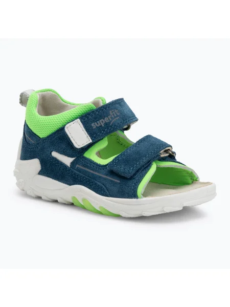 Superfit gyermek szandál Flow kék/világoszöld. Méret: 23 EU kék