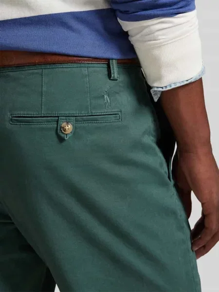 Chinos o kroju straight fit z mieszanki bawełny Polo Ralph Lauren