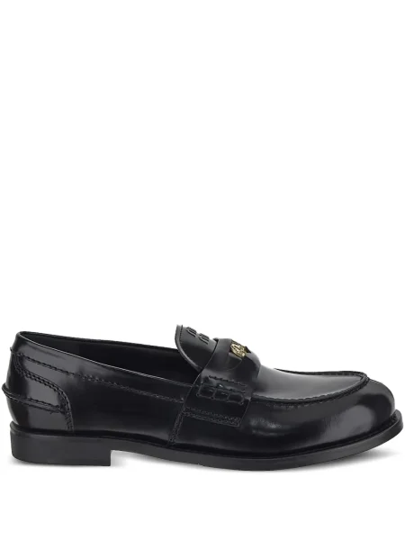 Pantofi loafer Miu Miu din piele negru