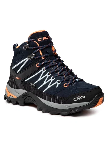Παπούτσια πεζοπορίας CMP Rigel Mid Wmn Trekking Shoes Wp B. Blue/Giada/Peach μπλε