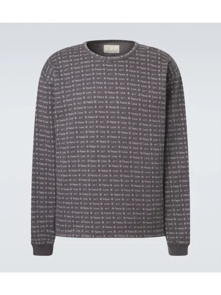 Pulover Erl din jacard gri