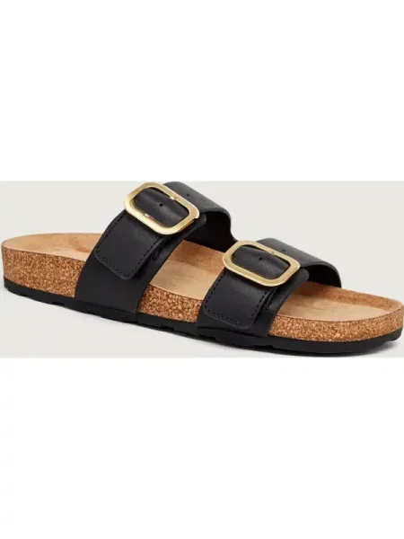 Tommy Hilfiger De piele șlapi bej
