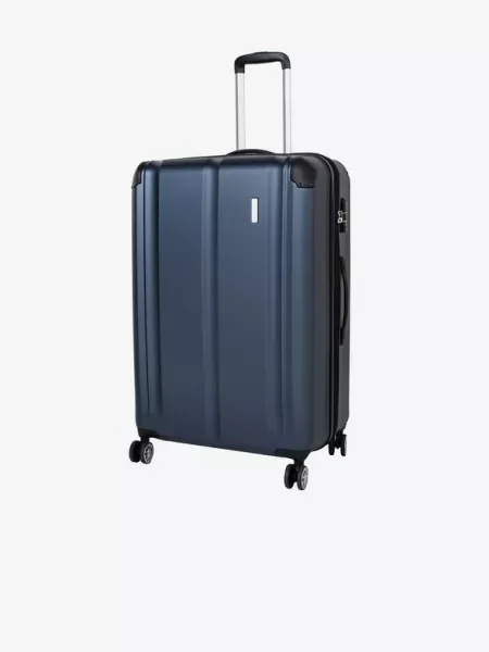 Travelite City 4w L Navy Bőrönd kék