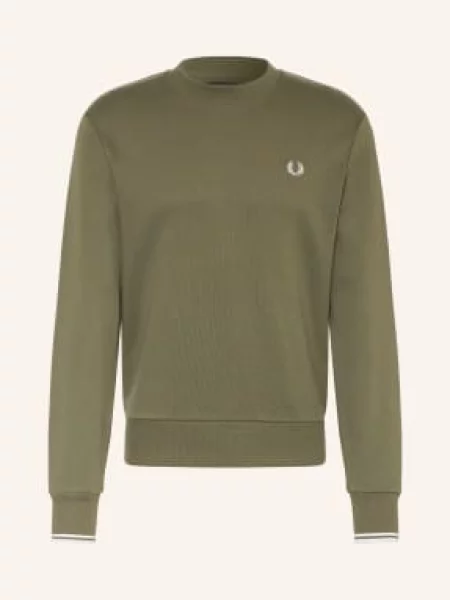 Fred Perry Mikina khaki zelená