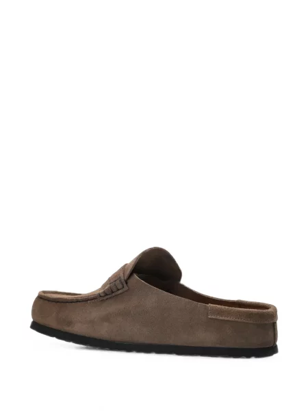 Papuci tip mules Birkenstock maro