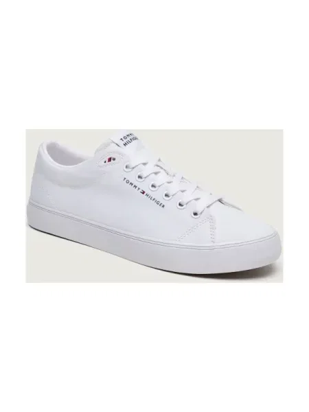 TOMMY HILFIGER Rövid szárú sportcipők HARLEM CORE II tengerészkék / piros fehér