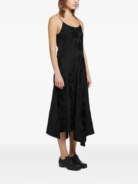 Rochie Uma Wang din jacard asimetrică negru