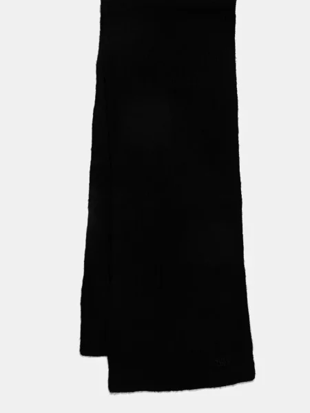 Однотонный шарф Superdry черный