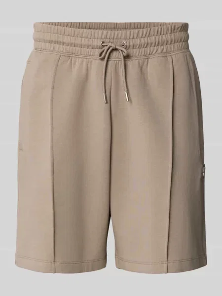 Szorty dresowe z mieszanki bawełny w kroju regular fit model DIMACSHORT' Hugo beżowe