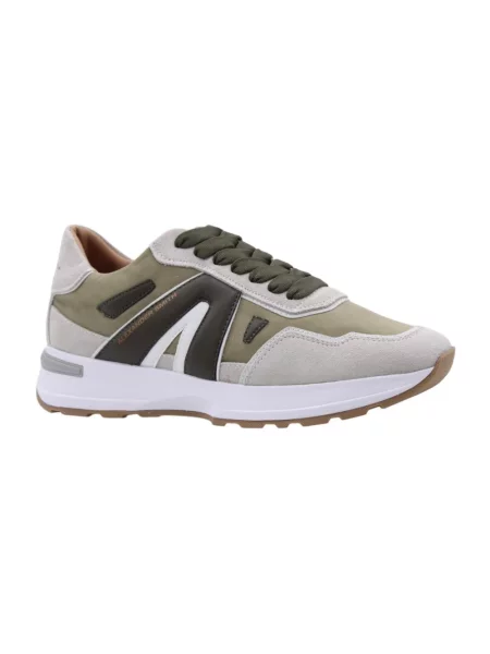 Sneakersy Alexander Smith skórzane zielone