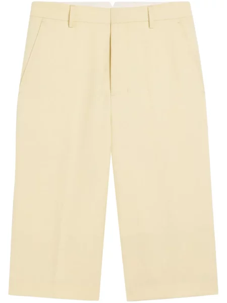 Vlněné bermudy Ami Paris žluté