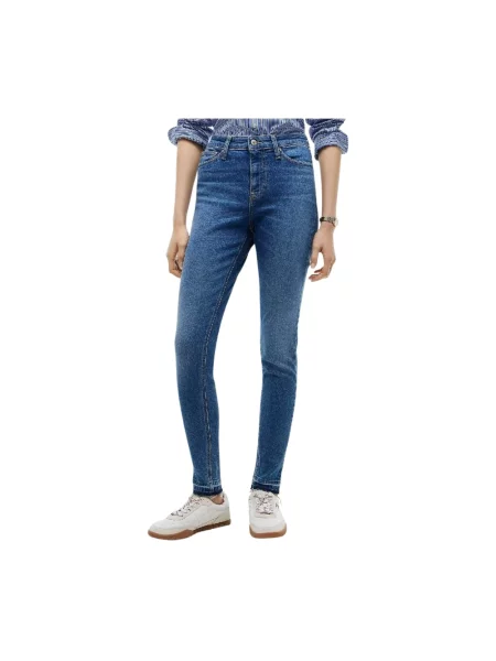 Skinny jeansy skinny Tommy Hilfiger Nora niebieskie