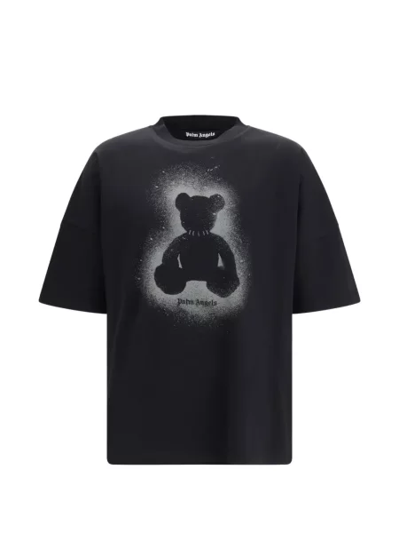 Tricou grafic Palm Angels cu imagine negru