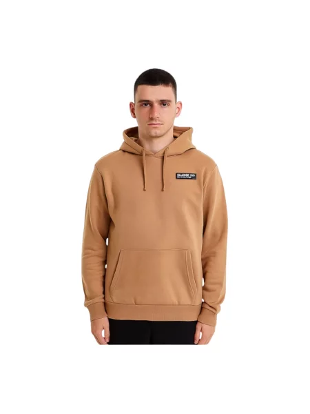 Bluza z kapturem Ellesse z kapturem brązowa