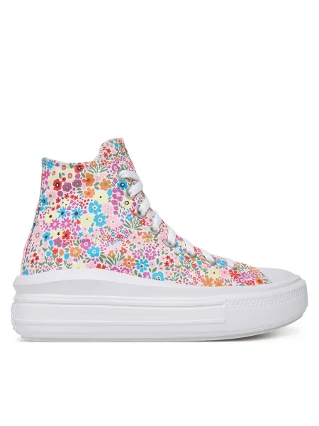 Sneakersy Converse Chuck Taylor All Star Move Platform Mini Flowers Farebná