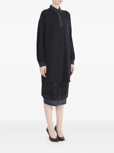 Polo Maison Margiela de lână albastru